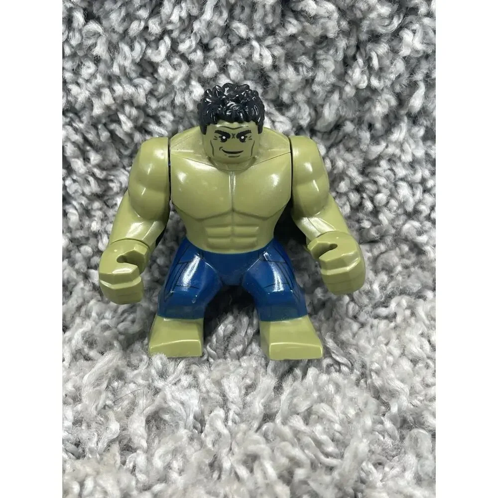 Lego Hulk Minifigure Blue Pants 76131 sh0577 Avenger Marvel Super Heroes Toy